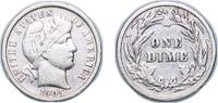 United States 1 Dime United States Federal republic 1905 1 Dime Barber Dime Silver (.900) (.100 copper) United States Mint of Philadelphia (1455162 -