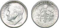 United States 1 Dime United States Federal republic 1952 S 1 Dime Roosevelt Silver Dime Silver (.900) San Francisco Mint (44400000) 2.54g UNC KM 19 -