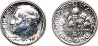 United States 1 Dime United States Federal republic 1956 1 Dime Roosevelt Silver Dime Silver (.900) United States Mint of Philadelphia (109300000) -