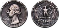 United States ¼ Dollar United States Federal republic 1932 S ¼ Dollar Washington Silver Quarter Silver (.900) San Francisco Mint (408000) 6.18g AU KM -