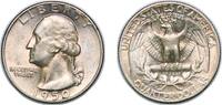 United States ¼ Dollar United States Federal republic 1950 D ¼ Dollar Washington Silver Quarter Silver (.900) United States Mint of Denver, (21075600 -