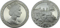 Isle of Man 1 Crown Isle of Man Dependency of the British Crownlocated Elizabeth II 1992 1 Crown 500th Anniversary of the Discovery of the New World -