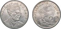 Zaire (1971-1997) 20 Makuta Zaire (1971-1997) Republic 1976 20 Makuta Copper-nickel (75% Copper, 25% Nickel) 12.97g UNC KM 8 Schön 55 -