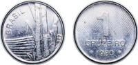 Brazil 1 Cruzeiro Brazil Federative Republic of Brazil 1980 1 Cruzeiro Stainless steel Casa da Moeda do Brasil Mint (690497000) 3.25g AU KM 590 Sc -