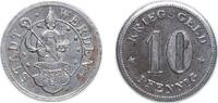 Germany 10 Pfennigs Germany City of Werden Weimar Republic ND 10 Pfennig - Werden Iron 5.1g AU Funck 595.2A Men05 26567.2 Men18 33394.2 -