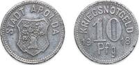 Germany 10 Pfennigs Germany City of Apolda (Saxe-Weimar-Eisenach) 1918 10 Pfennig - Apolda Iron (71170) 2.25g XF Funck 18.2 Men05 655.11 Men18 880.1 -