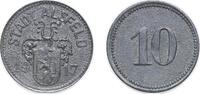 Germany 10 Pfennigs Germany City of Alsfeld 1917 10 Pfennig - Alsfeld Zinc 1.75g XF Funck 10.2A Men05 286.2 Men18 411.2 -