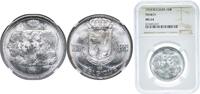 Belgium 100 Francs Belgium Kingdom 1954 100 Francs (Kings; French text) Silver (.835) (16.5% copper) (2517000) 18g NGC MS 64 KM 138 LA BFM-198 Schö -