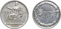Italy 1 Lira Italy 1922 R 1 Lira - Victor Emmanuel III Nickel Rome Mint (82266500) 8.1g AU KM 62 -