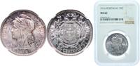 Portugal 50 Centavos Portugal First Republic 1916 50 Centavos Silver (.835) Imprensa Nacional - Casa da Moeda, Lisbon (5080000) 12.5g NGC MS 62 KM 56 -
