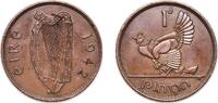 Ireland 1 Penny Ireland Republic 1942 1 Pingin Bronze Royal Mint (Tower Hill) (17520000) 9.44g XF KM 11 Sp 6643 -