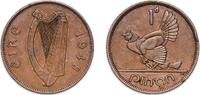 Ireland 1 Penny Ireland Republic 1948 1 Pingin Bronze Royal Mint (Tower Hill) (4800000) 9.45g XF KM 11 Sp 6643 -