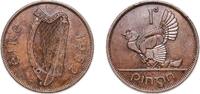 Ireland 1 Penny Ireland Republic 1952 1 Pingin Bronze Royal Mint (Tower Hill) (2400000) 9.49g XF KM 11 Sp 6643 -