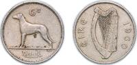 Ireland 1 Reul Ireland Republic 1960 Reul / 6 Pingine Copper-nickel Royal Mint (Tower Hill) (2020000) 4.53g XF KM 13a Sp 6641 -