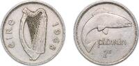 Ireland 2 Shillings Ireland Republic 1968 2 Shillings / 1 Florin Copper-nickel Royal Mint (Tower Hill) (1000000) 11.19g XF KM 15a Sp 6639 -