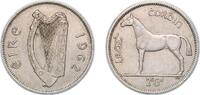 Ireland ½ Crown Ireland Republic 1962 ½ Crown / 2 Shillings 6 Pence Copper-nickel Royal Mint (Tower Hill) (3200000) 14.1g XF KM 16a Sp 6638 -