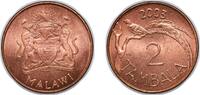 Malawi 2 Tambala Malawi Republic 2003 2 Tambala Copper plated steel 3.55g BU KM 34a -