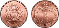 Malawi 2 Tambala Malawi Republic 2003 2 Tambala Copper plated steel 3.52g BU KM 34a -