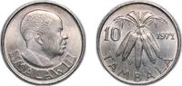 Malawi 10 Tambala Malawi Republic 1971 10 Tambala Copper-nickel (75% Copper, 25% Nickel) (4000000) 5.49g BU KM 10 Schön 17 -