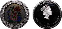 Malawi 5 Kwacha Malawi Republic 2005 5 Kwacha (Snake) Silver plated copper-nickel (835) 27.26g PL KM 49 Schön 90.6 -