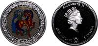 Malawi 5 Kwacha Malawi Republic 2005 5 Kwacha (Horse) Silver plated copper-nickel (835) 27.6g PL KM 50 Schön 90.7 -