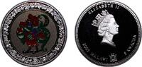 Malawi 5 Kwacha Malawi Republic 2005 5 Kwacha (Rooster) Silver plated copper-nickel (835) 27.7g PL KM 53 Schön 90.10 -
