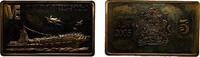 Malawi 5 Kwacha Malawi Republic 2005 5 Kwacha (USS Coral Sea) Gold plated brass (Brass Gilt) 23.48g UNC KM 59 Schön 91.3 -