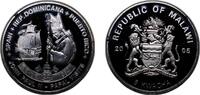 Malawi 5 Kwacha Malawi Republic 2005 5 Kwacha - Pope John Paul II Silver plated Copper 23.56g PF KM 98 -