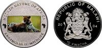 Malawi 10 Kwacha Malawi Republic 2004 10 Kwacha (Leopard) Silver plated copper-nickel 29.43g PF KM 61 Schön 80.5 -