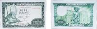 Spain 1965 1000 Pesetas Paper UNC Bent Central P 151