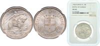 Portugal 10 Escudos Portugal Second Republic 1928 10 Escudos (Battle of Ourique) Silver (.835) (200000) NGC MS 65 KM 579 -