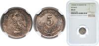 Mexico 5 Centavos Mexico Federal Republic 1905 Mo M 5 Centavos Silver (.903) Mexican Mint (344000) 1.34g NGC MS 65 KM 400 -