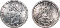 Venezuela 1 Bolivar Venezuela Fourth Republic 1960 1 Bolívar Silver (.835) Paris Mint (30000000) 5g UNC Y 37a NCV mv1bs-bb Schön 45 -