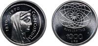 Italy 1000 Lire Italy Republic 1970 R 1000 Lire (Capital Rome) Silver (.835) Rome Mint 14.57g BU KM 101 -