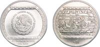Mexico 1 New Peso Mexico United Mexican States 1993 Mo 1 Nuevo Peso (Bajorrelieve Del Tajin - 1/4 oz Silver Bullion) Silver (.999) (100005) 7.85g -