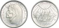 Italy 500 Lire Italy Republic 1965 R 500 Lire (Dante Alighieri) Silver (.835) (5000000) 10.96g BU KM 100 -