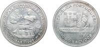Portugal 1000 Escudos Portugal Third Republic 1996 INCM 1000 Escudos (D.Fernando II and Gloria Frigate) Silver (.500) Lisbon Mint (600000) 28.03g UNC -