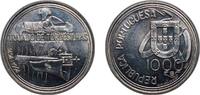 Portugal 1000 Escudos Portugal Third Republic 1994 INCM 1000 Escudos (Treaty of Tordesillas) Silver (.500) Lisbon Mint (570000) 28.07g UNC KM 675 Gom -