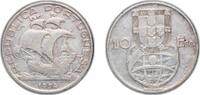 Portugal 10 Escudos Portugal Second Republic 1954 10 Escudos Silver (.680) Lisbon Mint (5764350) 12.19g VF KM 586 Gomes R 44 -