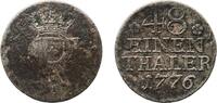 Germany 1⁄48 Thaler Germany Kingdom of Prussia 1776 A 1⁄48 Thaler - Frederick II Billon (.250 silver) Berlin Mint (53697000) 1.24g VF Olding FR 148 -