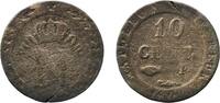 France 10 Centimes France 1808 B 10 Centimes - Napoleon I Billon (.200 silver) La Rochelle Mint (163057) 1.76g VF Franc 2014 130 Gad 1789 190 KM 6 -