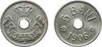 Romania 5 Bani Romania 1906 J 5 Bani - Carol I Copper-nickel Hamburg Mint (24000000) 2.44g AU KM 31 Schön 34 -