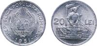 Romania 20 Lei Romania People's Republic 1951 20 Lei Aluminium 2.1g UNC KM 80 Schön 95 -