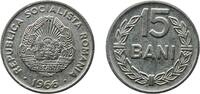 Romania 15 Bani Romania Socialist Republic 1966 15 Bani Nickel clad steel Bucharest Mint (41165000) 2.83g AU KM 93 Schön 115 -