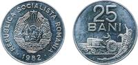 Romania 25 Bani Romania Socialist Republic 1982 25 Bani Aluminium Bucharest Mint 1.13g UNC KM 94a Schön 116a -