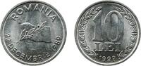 Romania 10 Lei Romania Republic 1992 10 Lei (Revolution Anniversary) Nickel clad steel (95% Steel, 5% Nickel) Bucharest Mint (60000000) 4.61g U -