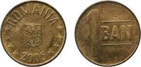 Romania 1 Ban Romania Republic 2005 1 Ban (Eagle without crown) Brass plated steel Bucharest Mint 2.37g UNC KM 189 Schön 205 -