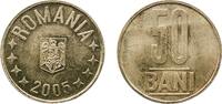 Romania 50 Bani Romania Republic 2005 50 Bani (Eagle without crown) Nickel brass Bucharest Mint 6.17g UNC KM 192 Schön 208 -