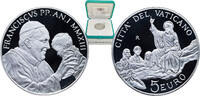 Vatican City 5 Euros Vatican City City State 2013 R 5 Euros - Francis (XLVI World Day of Peace) Silver (.925) Rome Mint (5999) 18g PF KM 449 -