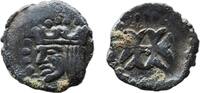 Spain 1 Denier Spain Kingdom of Aragon Spanish states 1556 - 1614 Denier - Philipus I & Philipus II Billon Zaragoza Mint 0.55g VF -